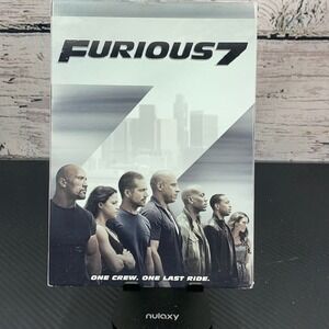 Furious 7 [2014 DVD] w/ Slipcover Paul Walker Vin Diesel Dwayne‎ Johnson